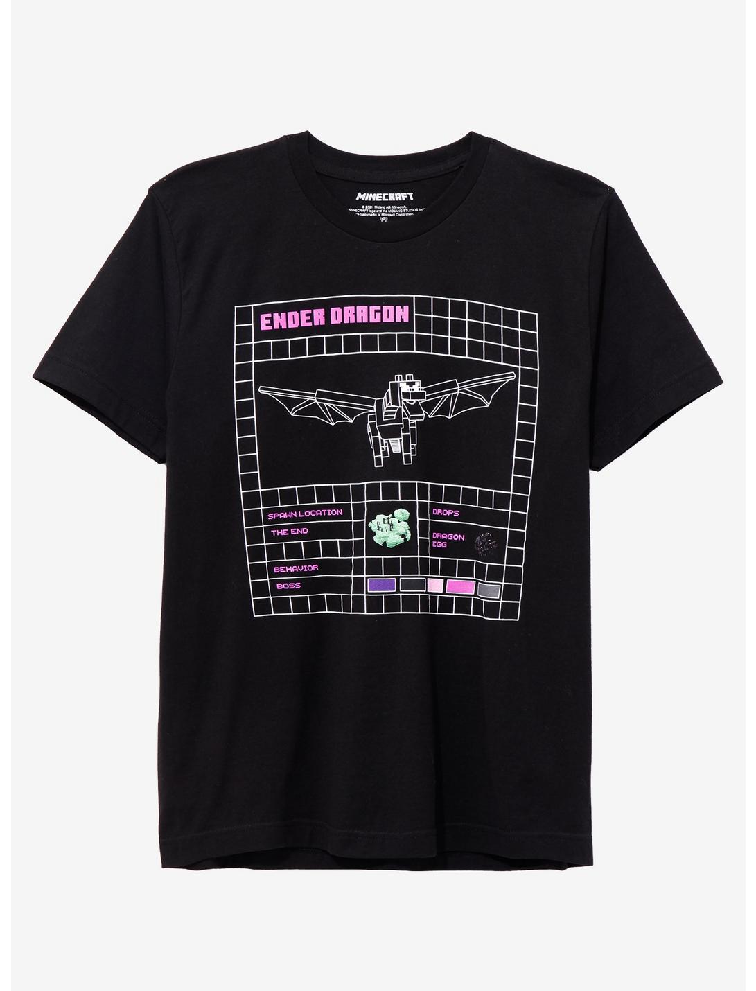 Minecraft Ender Dragon T-Shirt, BLACK, hi-res
