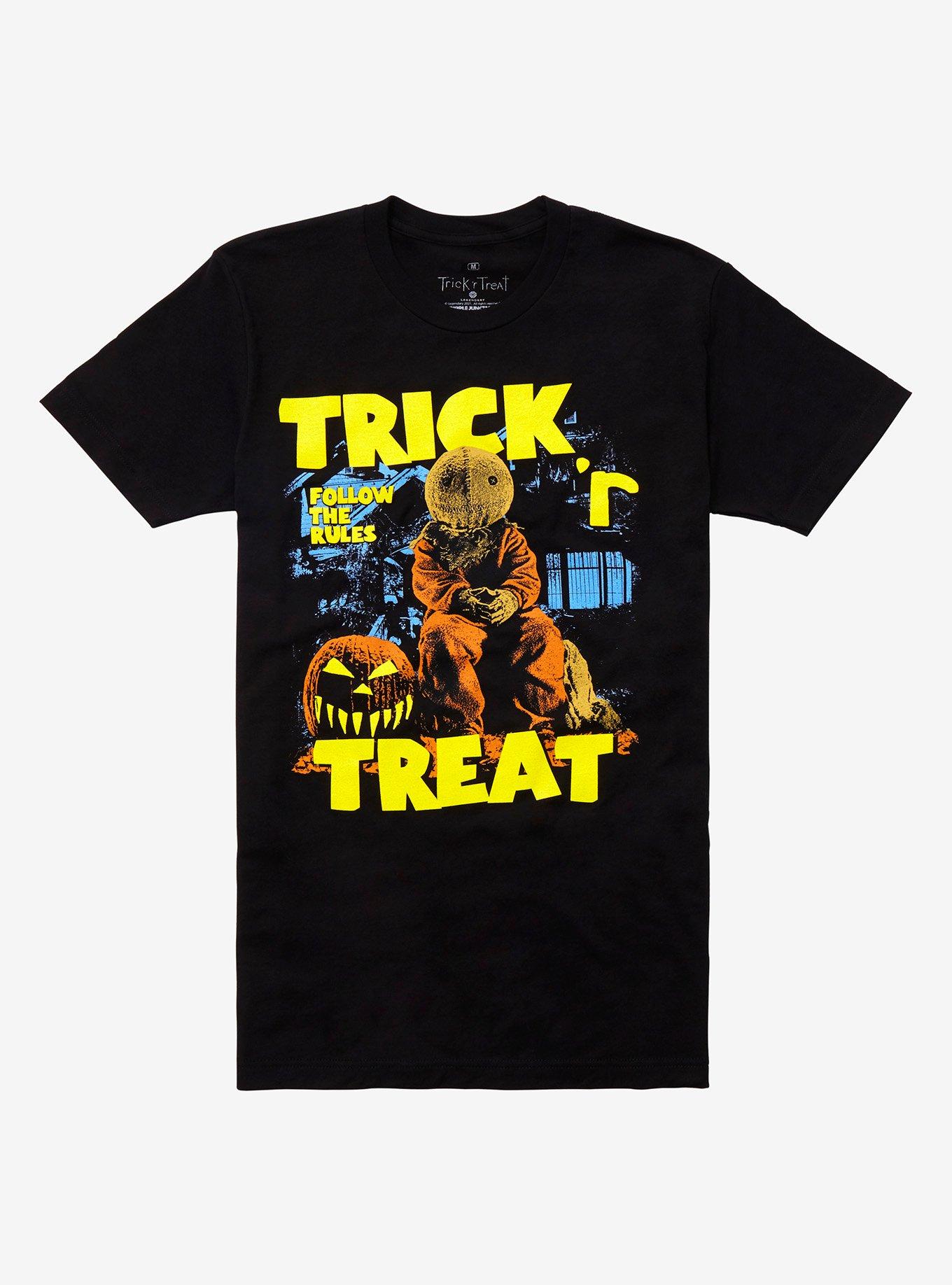 Trick 'R Treat Poster T-Shirt, BLACK, hi-res