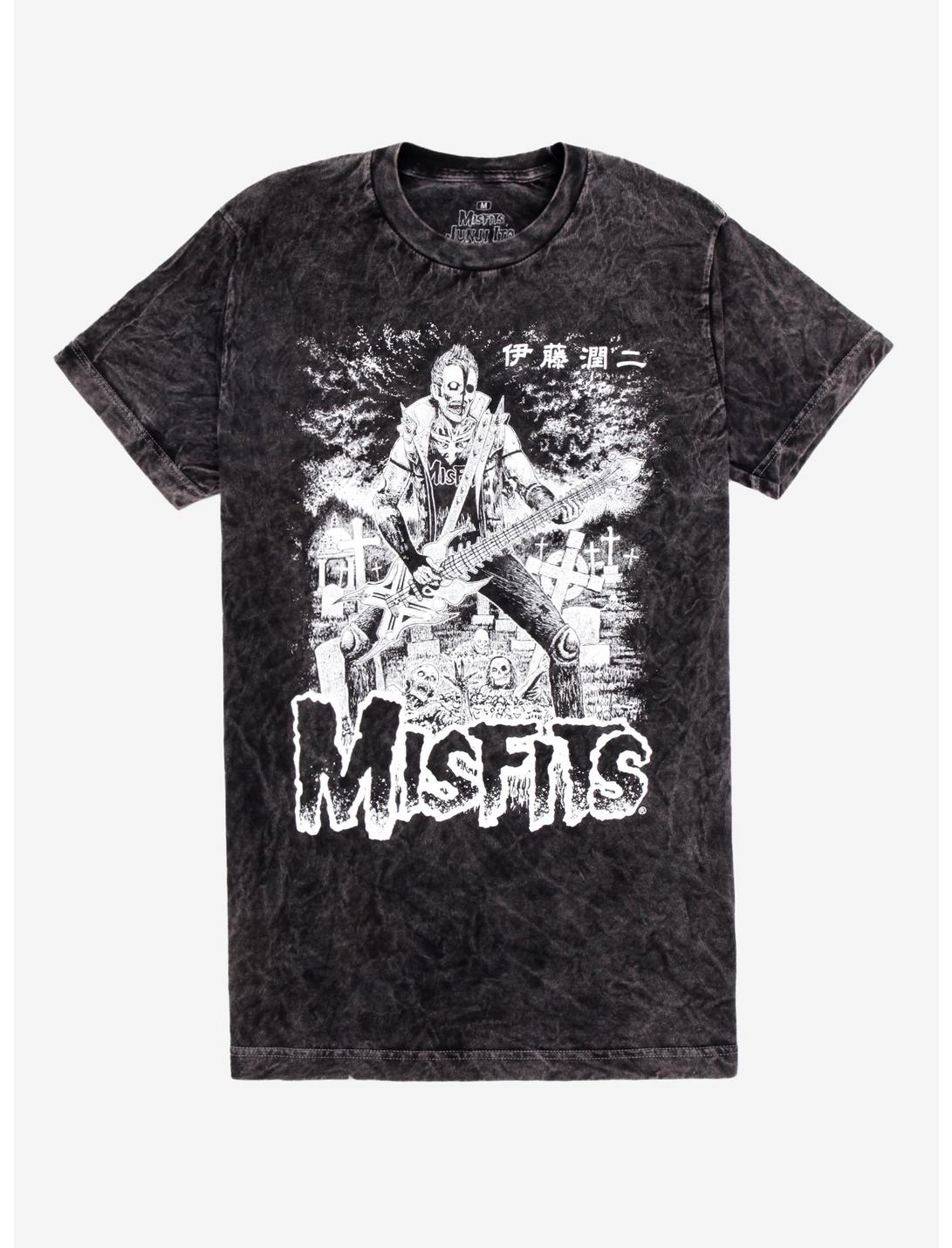 Misfits X Junji Ito Bass Wash T-Shirt, BLACK, hi-res