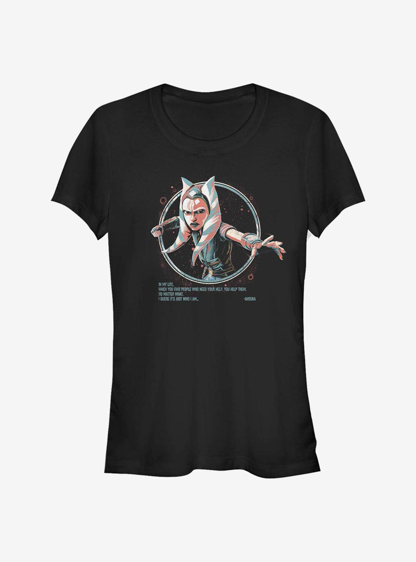 Star Wars: The Clone Wars Ahsoka Just Who I Am Girls T-Shirt, , hi-res