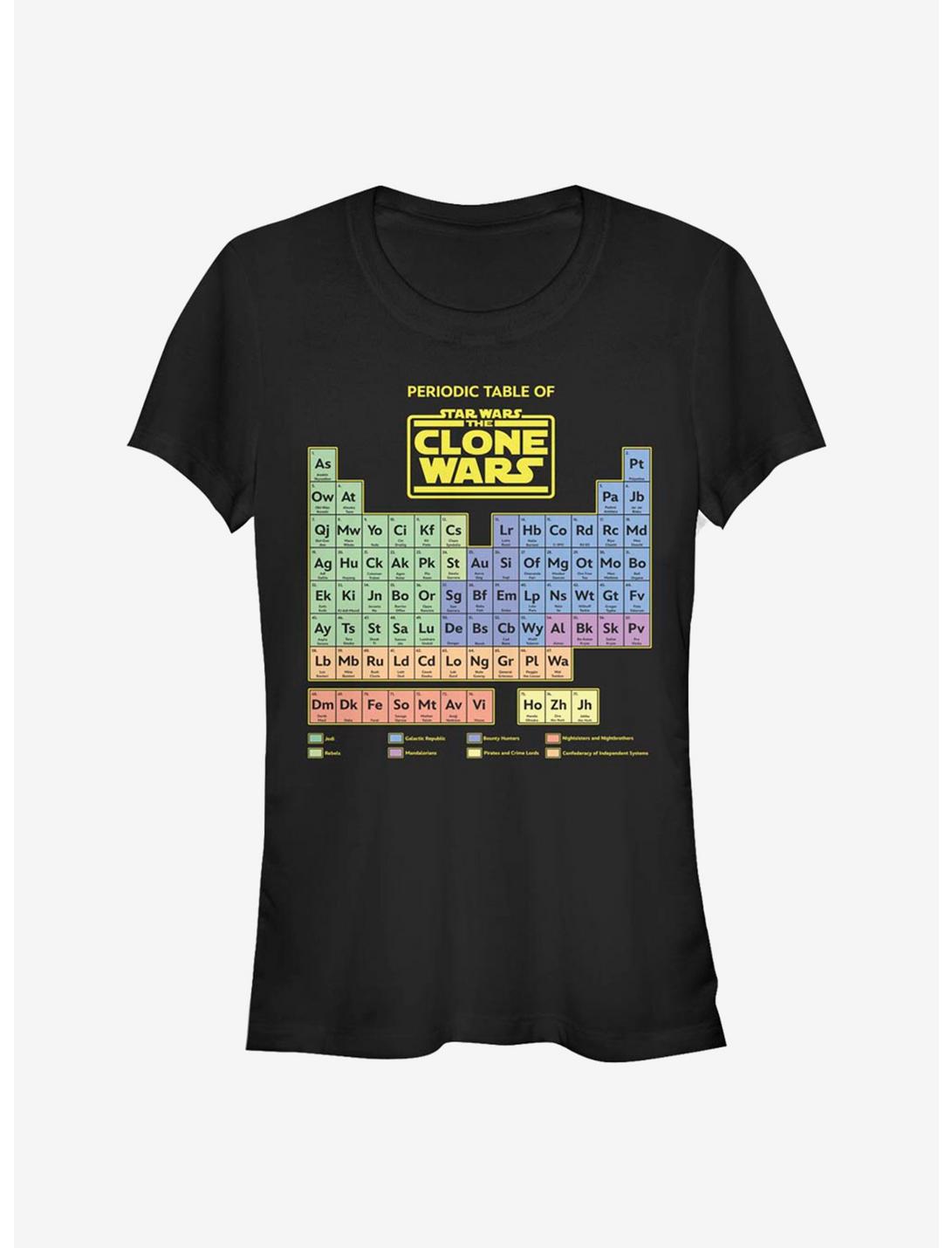 Star Wars: The Clone Wars Clone Wars: The Clone Wars Table Girls T-Shirt, BLACK, hi-res