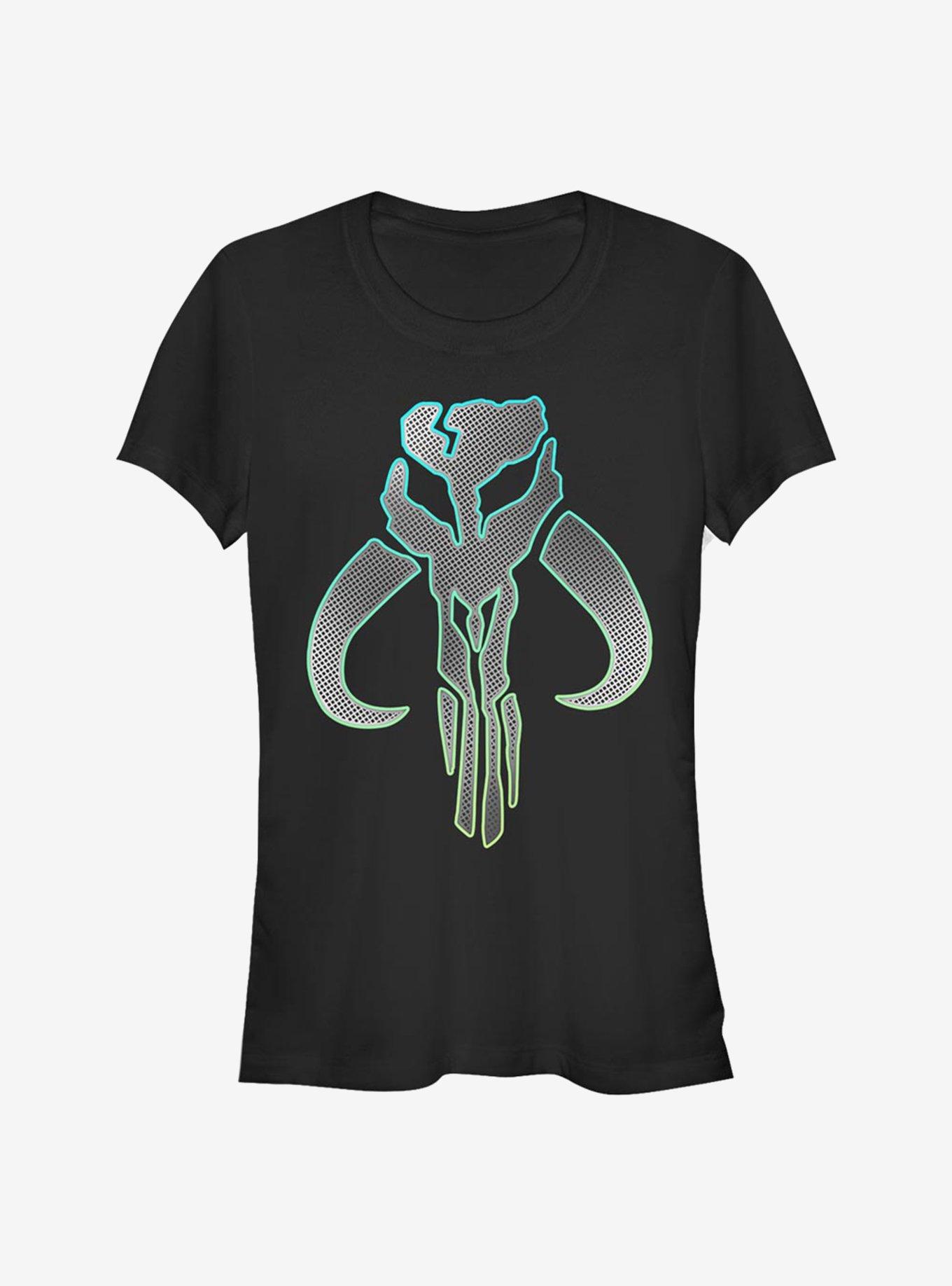 Star Wars The Mandalorian Mando Silver Girls T-Shirt, , hi-res