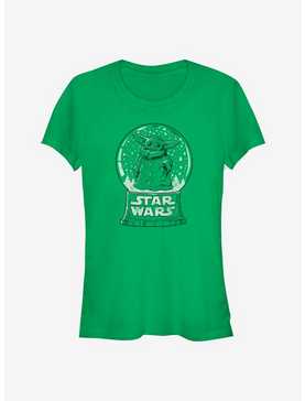 Star Wars The Mandalorian The Child Snow Globe Girls T-Shirt, , hi-res
