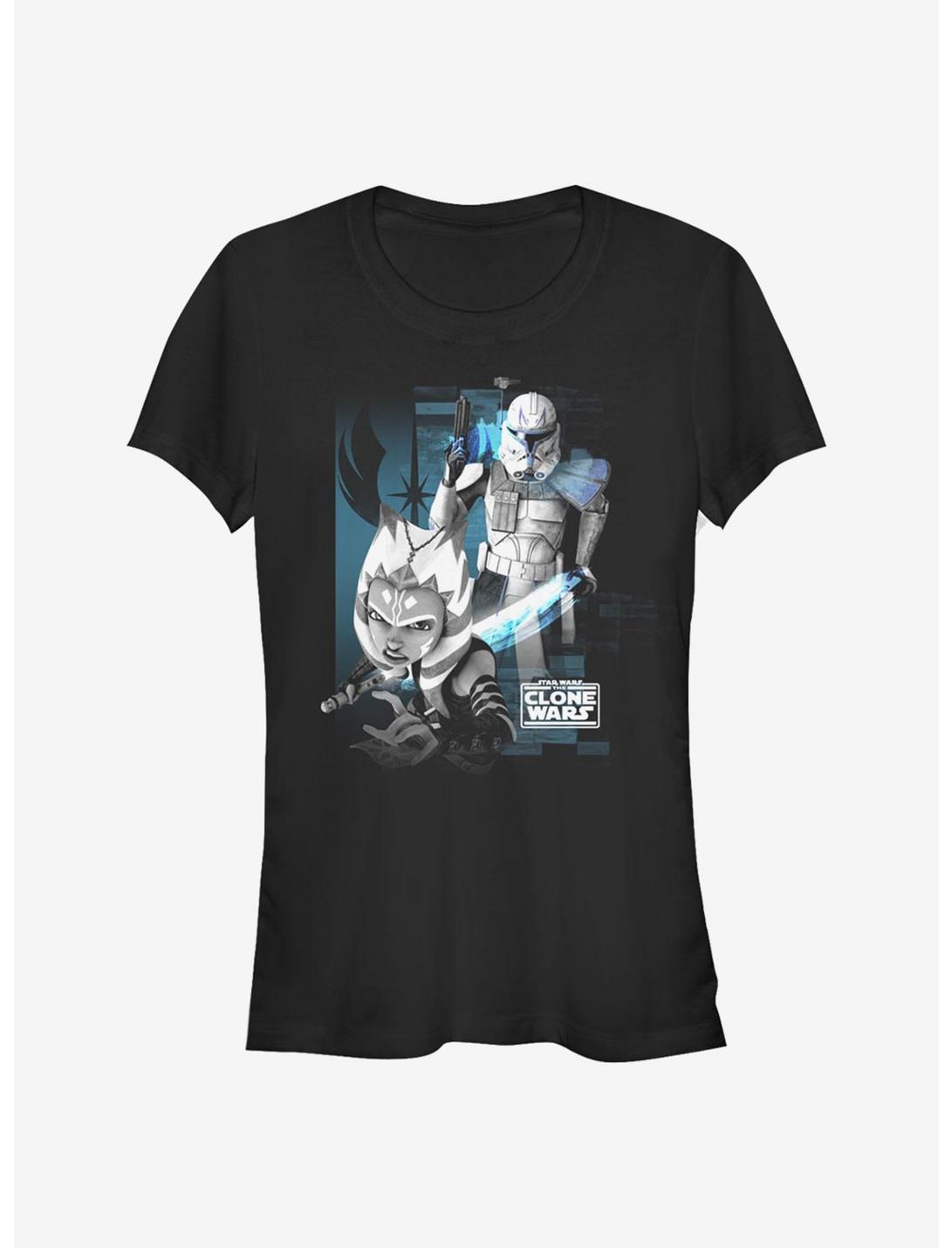 Star Wars: The Clone Wars Team Girls T-Shirt, BLACK, hi-res