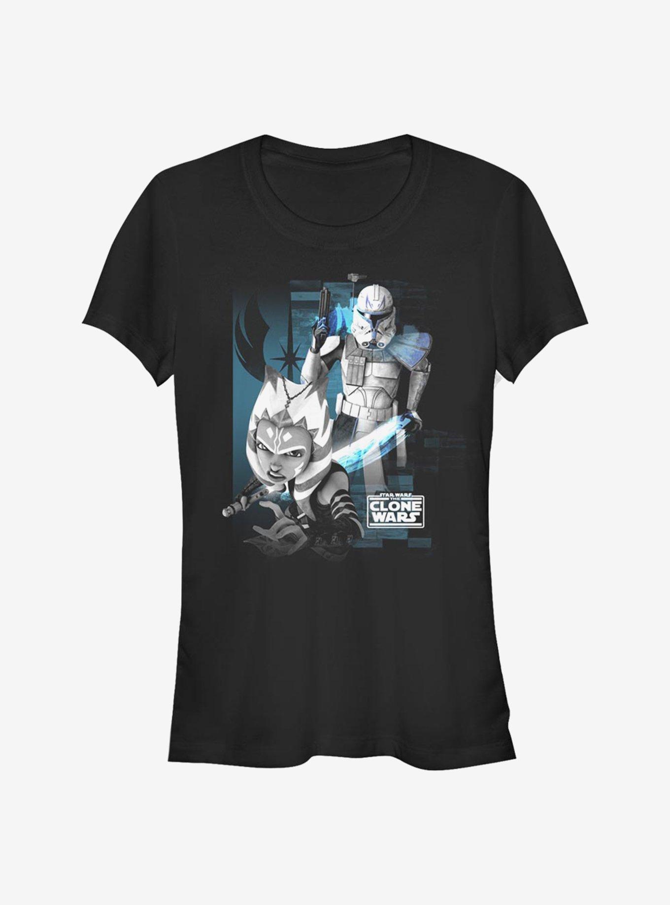 Star Wars: The Clone Wars Team Girls T-Shirt, BLACK, hi-res