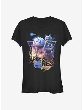 Star Wars: The Clone Wars Triangular Ahsoka & Rex Girls T-Shirt, , hi-res