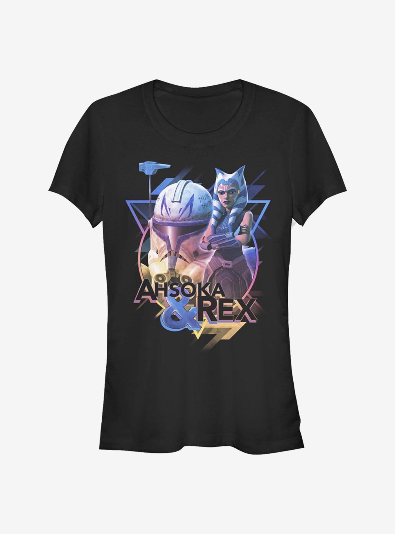 Star Wars: The Clone Wars Triangular Ahsoka & Rex Girls T-Shirt, , hi-res