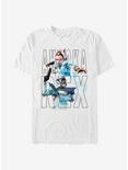 Star Wars: The Clone Wars Classic Names Ahsoka & Rex T-Shirt, WHITE, hi-res