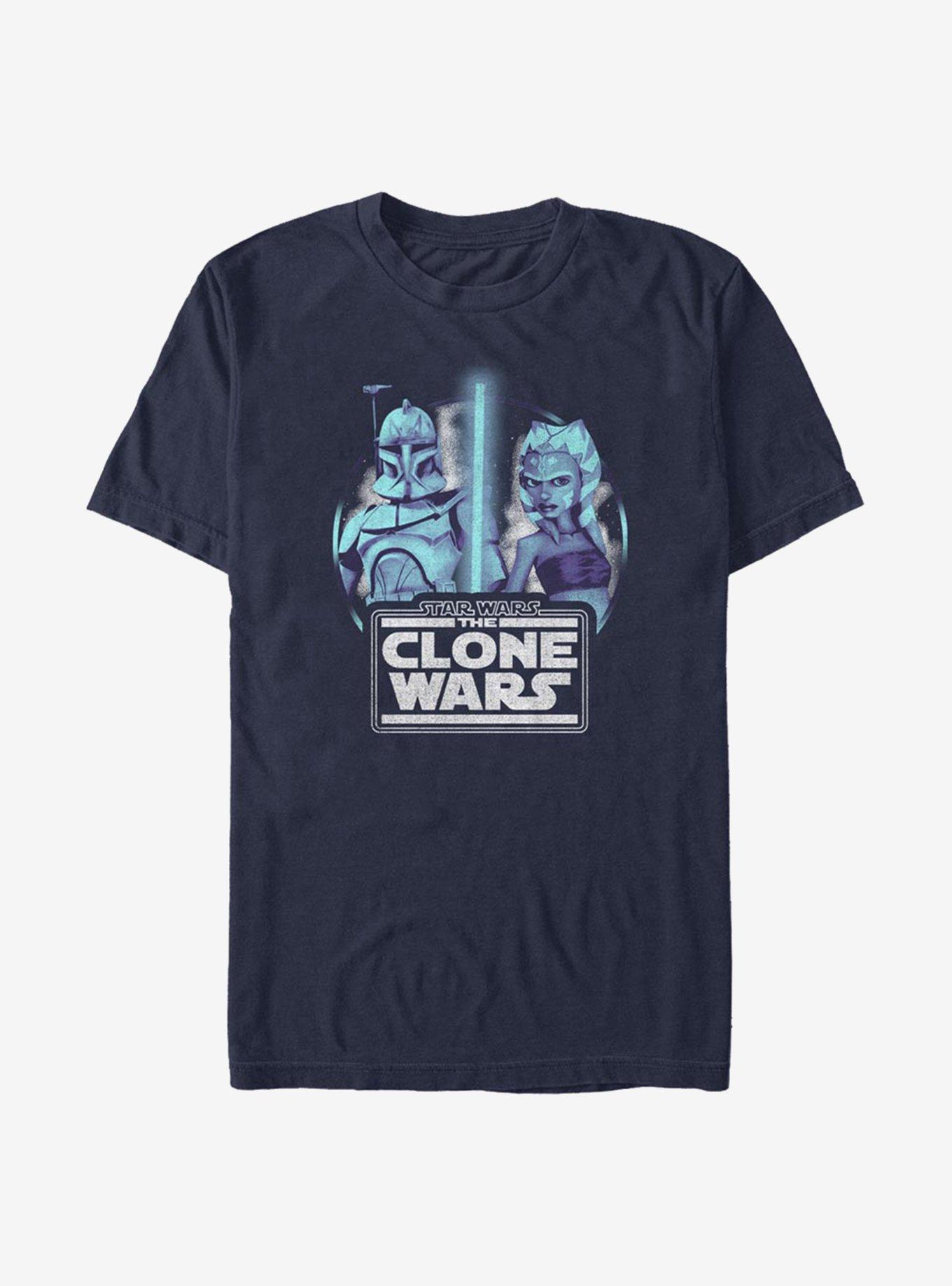 Star Wars: The Clone Wars Group Circle T-Shirt, NAVY, hi-res