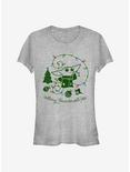 Star Wars The Mandalorian Merry Force The Child Girls T-Shirt, ATH HTR, hi-res