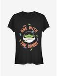 Star Wars The Mandalorian One With The Candy The Child Girls T-Shirt, BLACK, hi-res