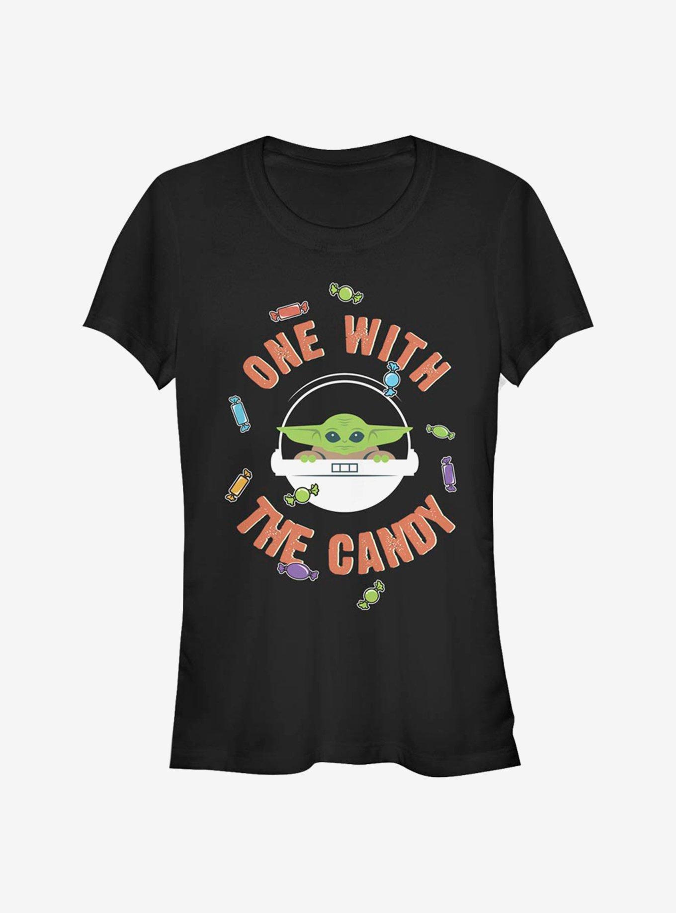 Star Wars The Mandalorian One With The Candy The Child Girls T-Shirt, BLACK, hi-res
