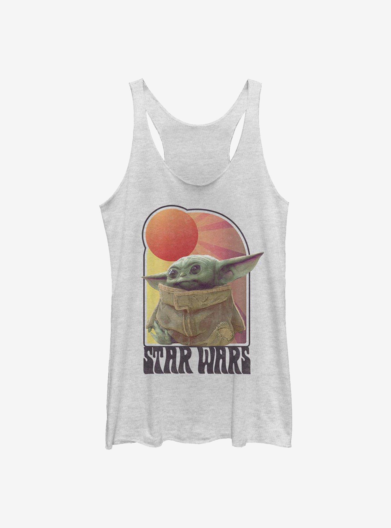 Star Wars The Mandalorian The Child Vintage Girls Tank - WHITE | Hot Topic