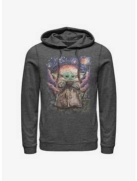 Star Wars The Mandalorian The Child Sipping Night Sky Hoodie, , hi-res