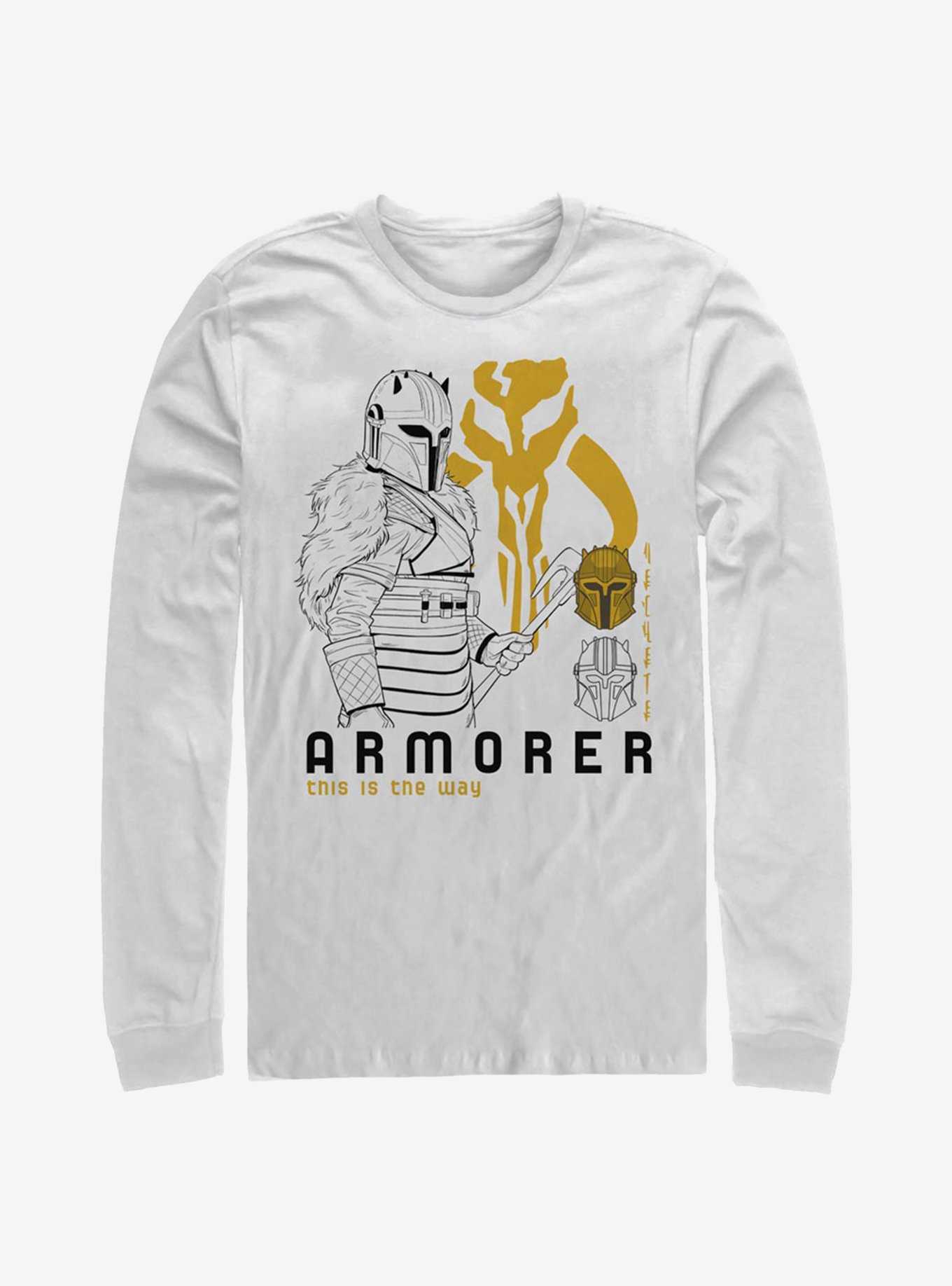 Star Wars The Mandalorian Armorer Long-Sleeve T-Shirt, , hi-res