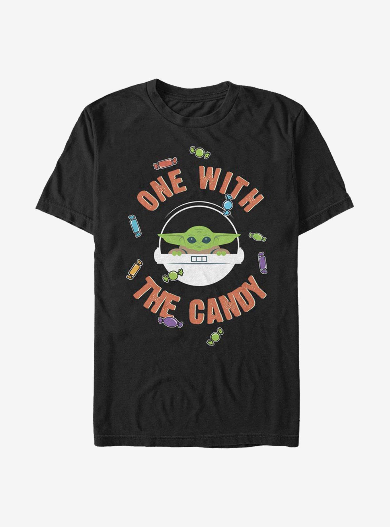 Star Wars The Mandalorian One With The Candy The Child T-Shirt, BLACK, hi-res
