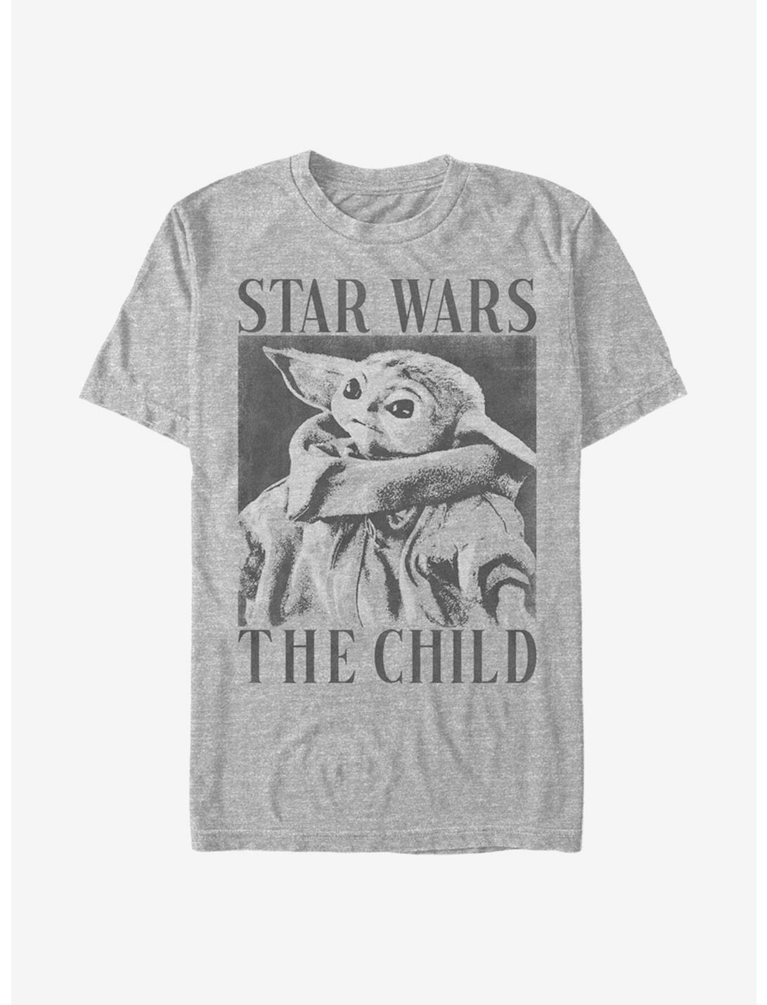 Star Wars The Mandalorian The Child Closeup T-Shirt, ATH HTR, hi-res