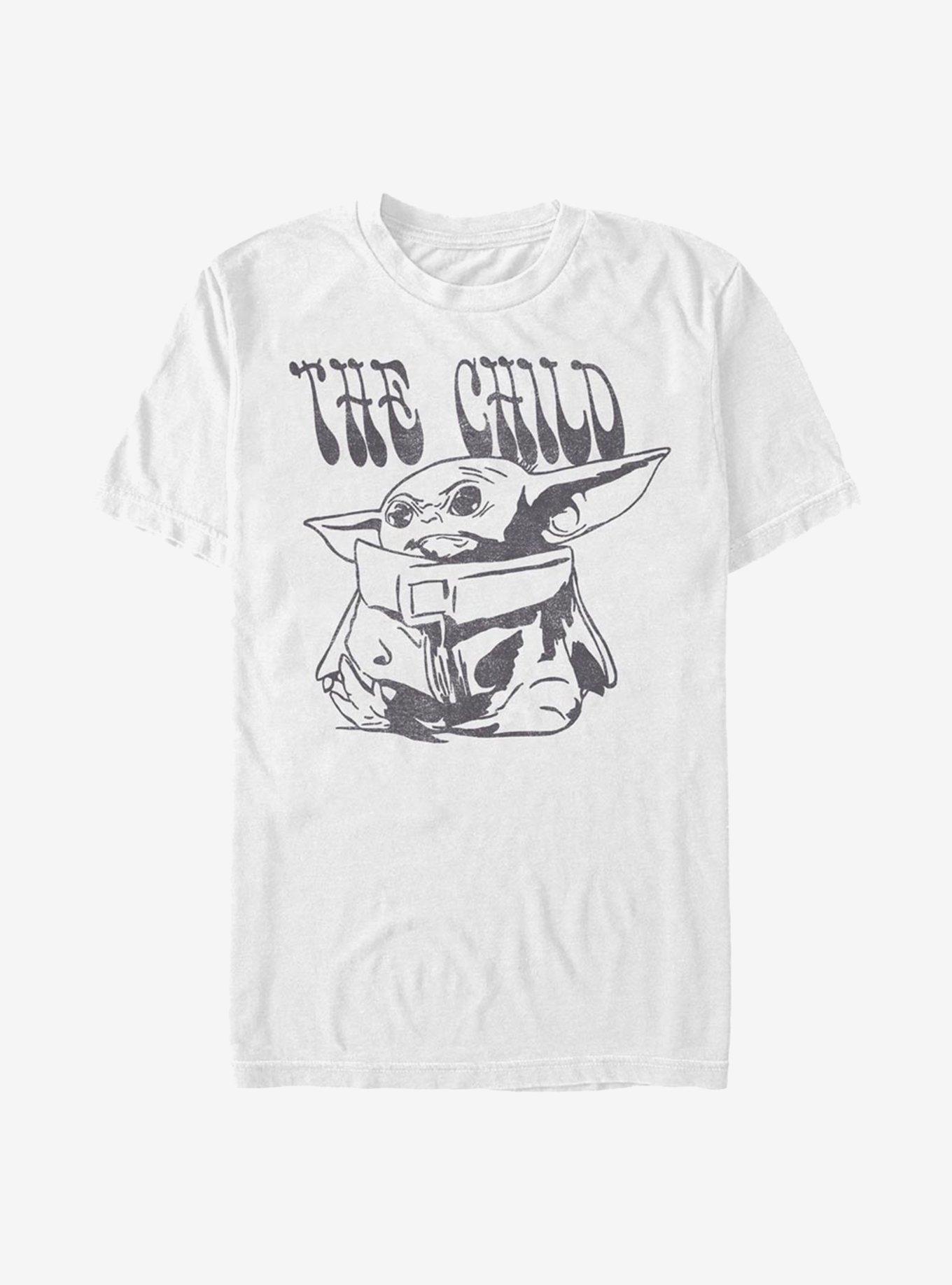 Star Wars The Mandalorian The Child Ink T-Shirt, WHITE, hi-res