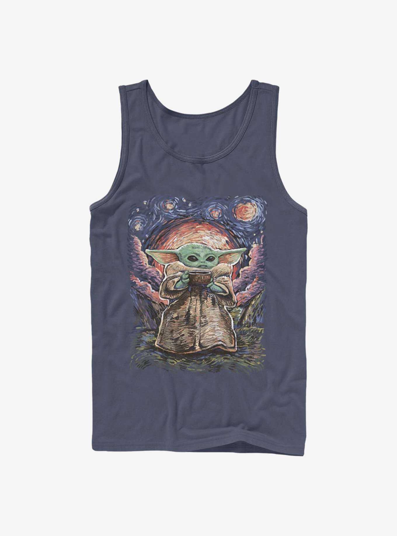 Star Wars The Mandalorian The Child Sipping Night Sky Tank, , hi-res
