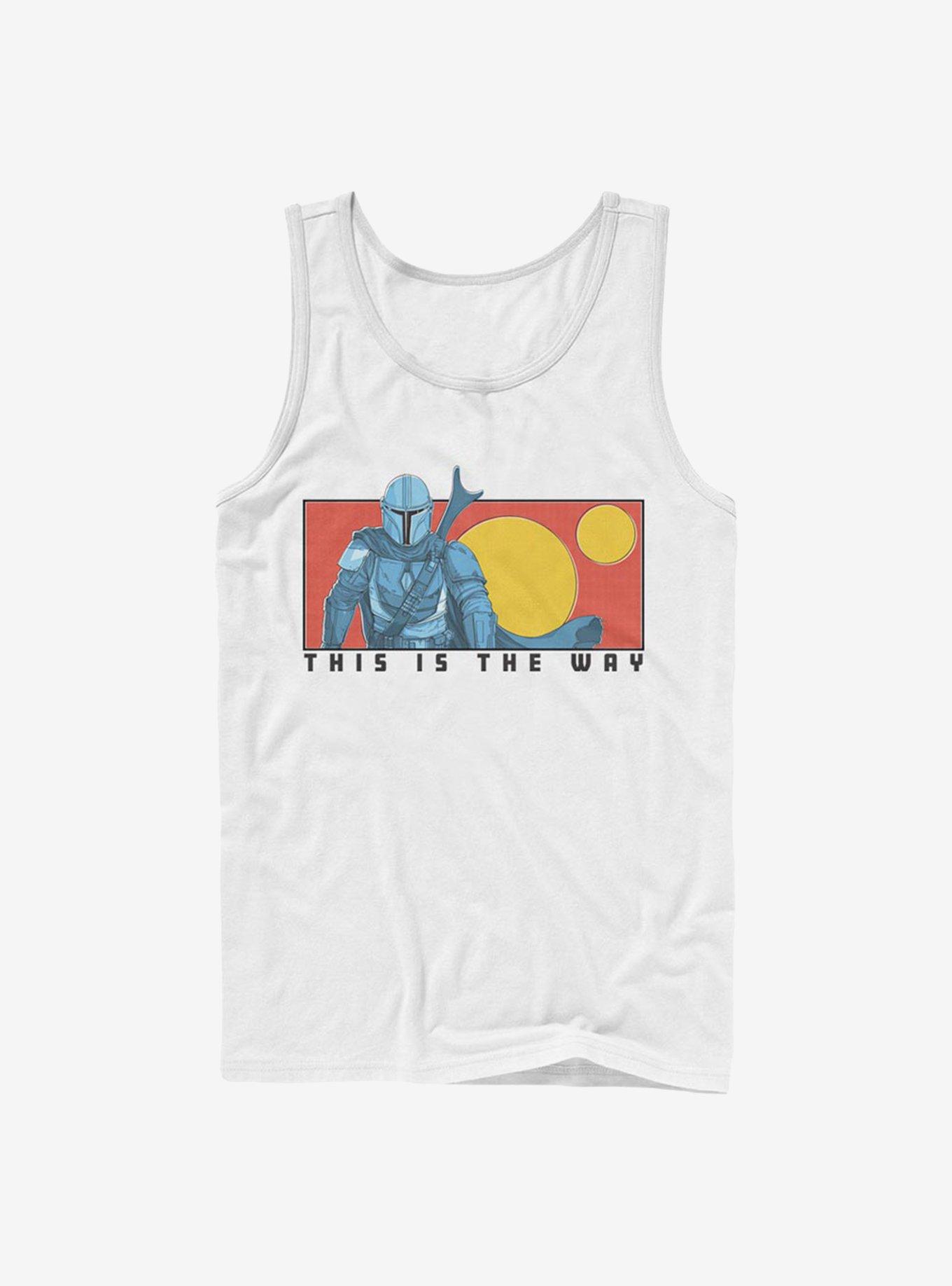 Star Wars The Mandalorian This Is The Mando Way Tank, WHITE, hi-res