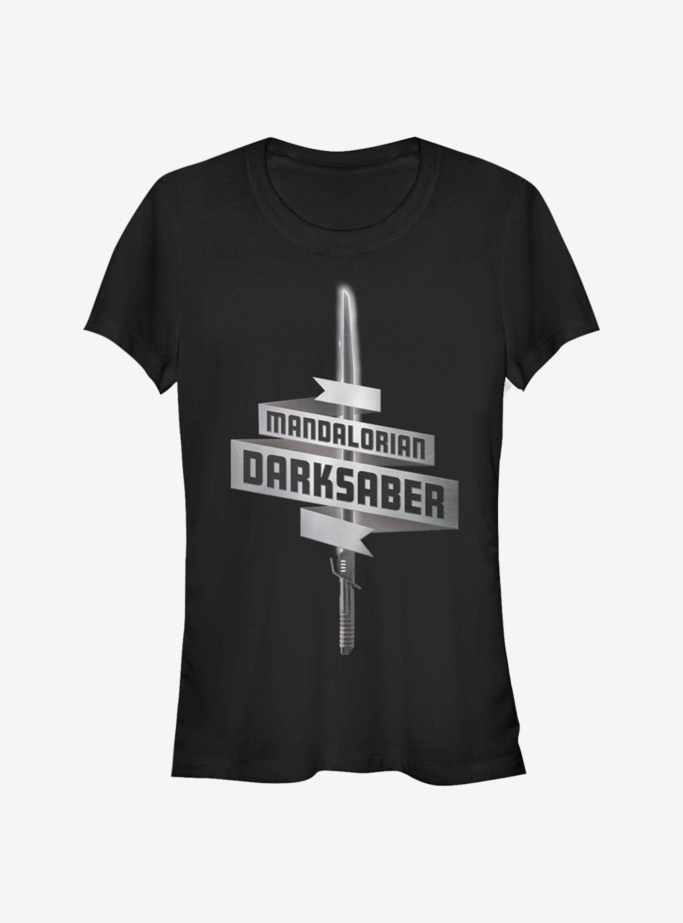 Star Wars The Mandalorian Darksaber Girls T-Shirt, BLACK, hi-res