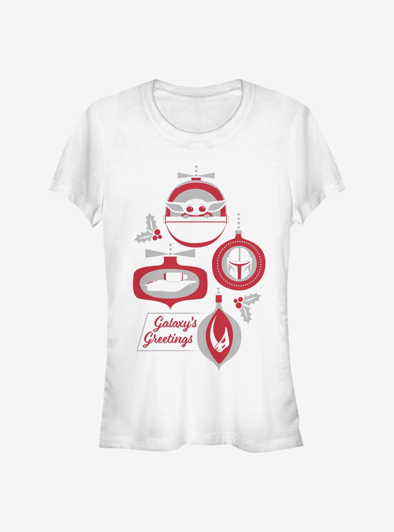 Star Wars The Mandalorian Galaxy's Greetings The Child Girls T-Shirt, , hi-res