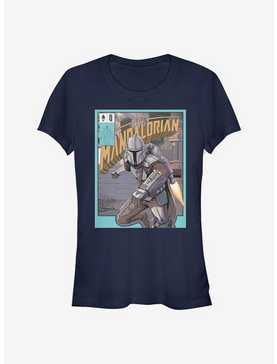 Star Wars The Mandalorian Mandalorian Flight Poster Girls T-Shirt, , hi-res