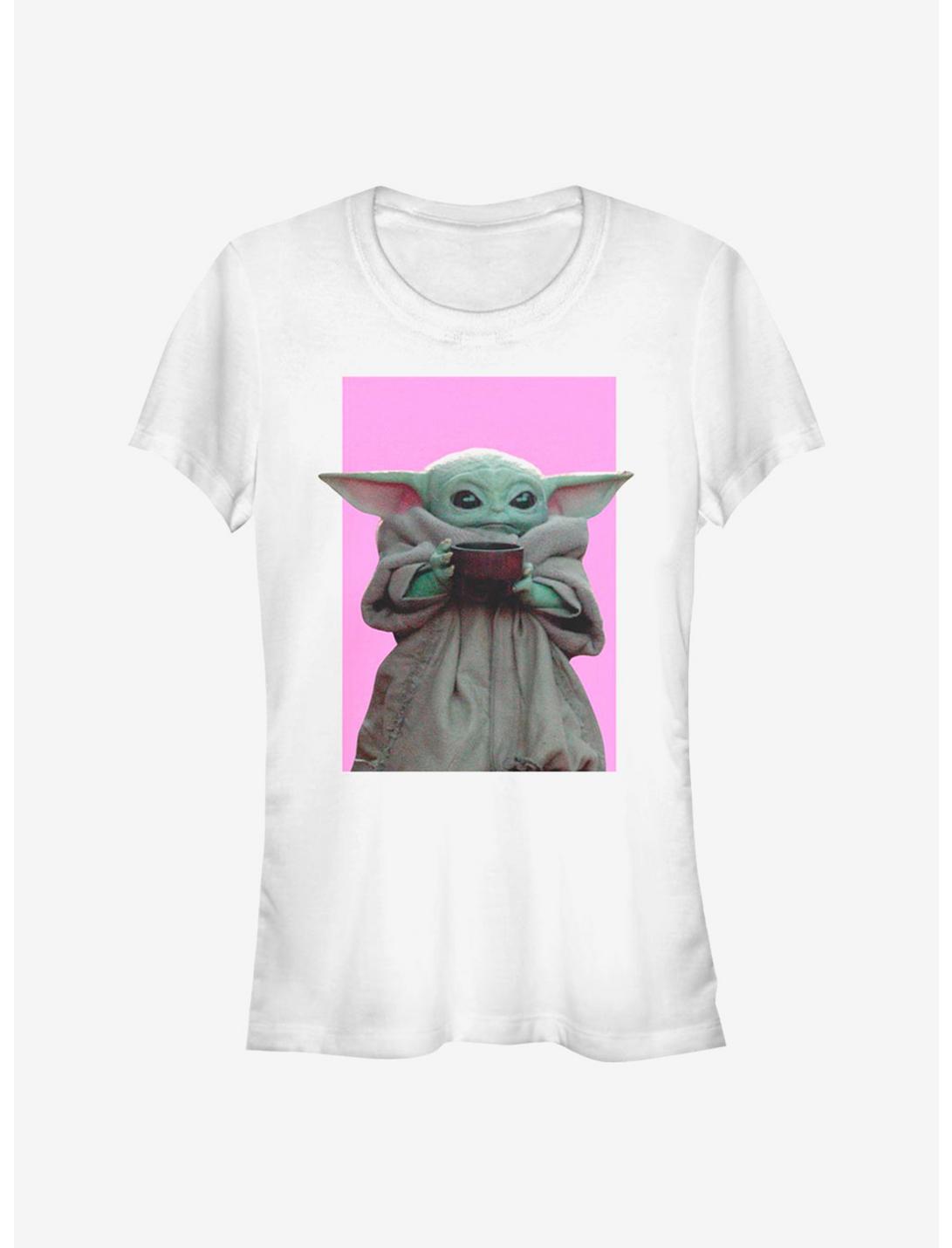 Star Wars The Mandalorian Pink The Child Girls T-Shirt, WHITE, hi-res