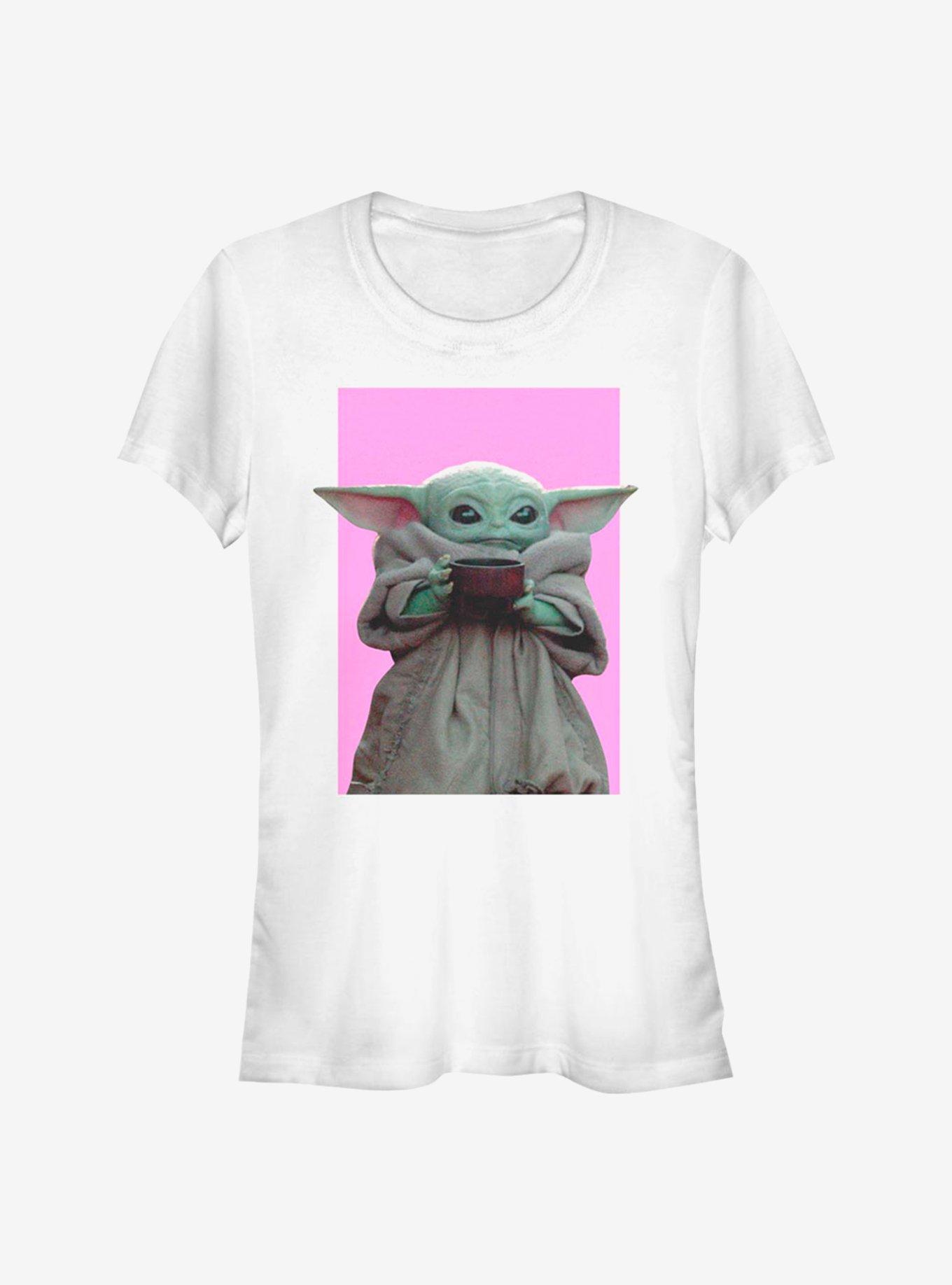 Star Wars The Mandalorian Pink The Child Girls T-Shirt, WHITE, hi-res