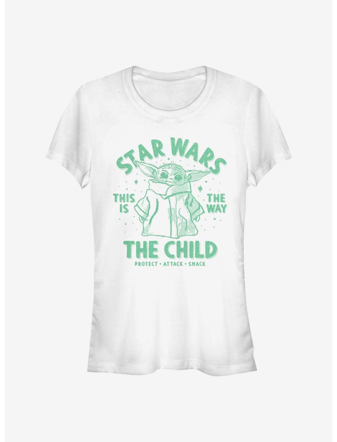 Star Wars The Mandalorian Starry This Is The Way The Child Girls T-Shirt, WHITE, hi-res