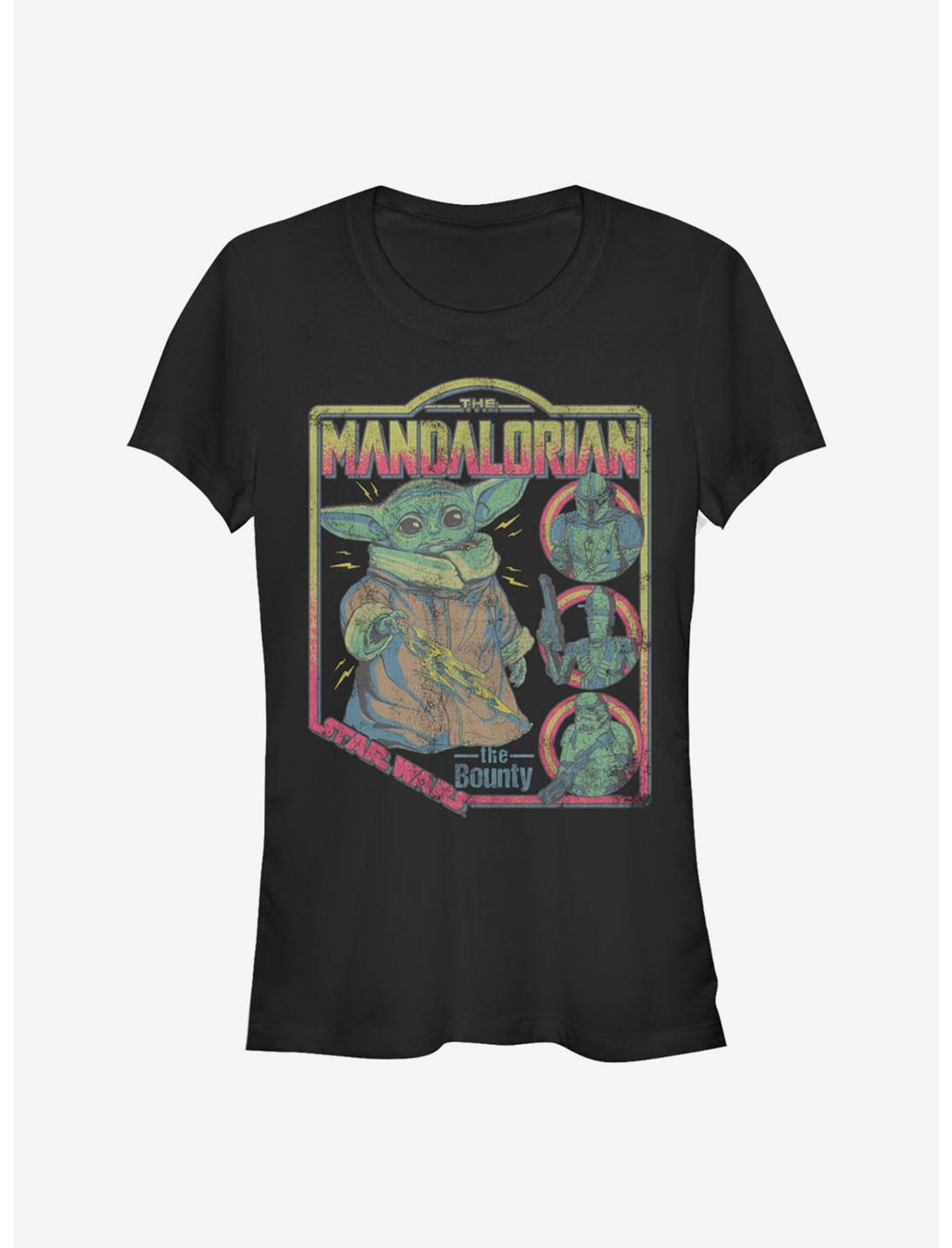 Star Wars The Mandalorian The Child Poster Girls T-Shirt, BLACK, hi-res