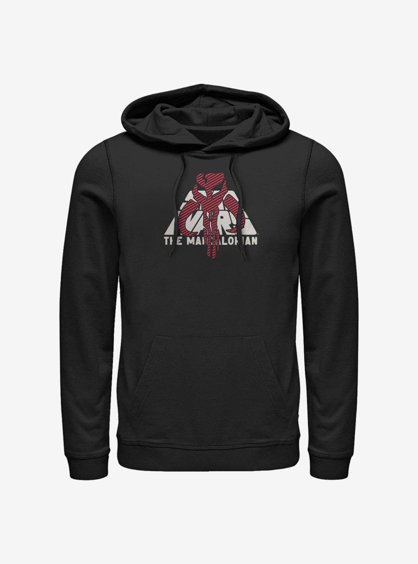 Star Wars The Mandalorian Mando Logo Hoodie, BLACK, hi-res