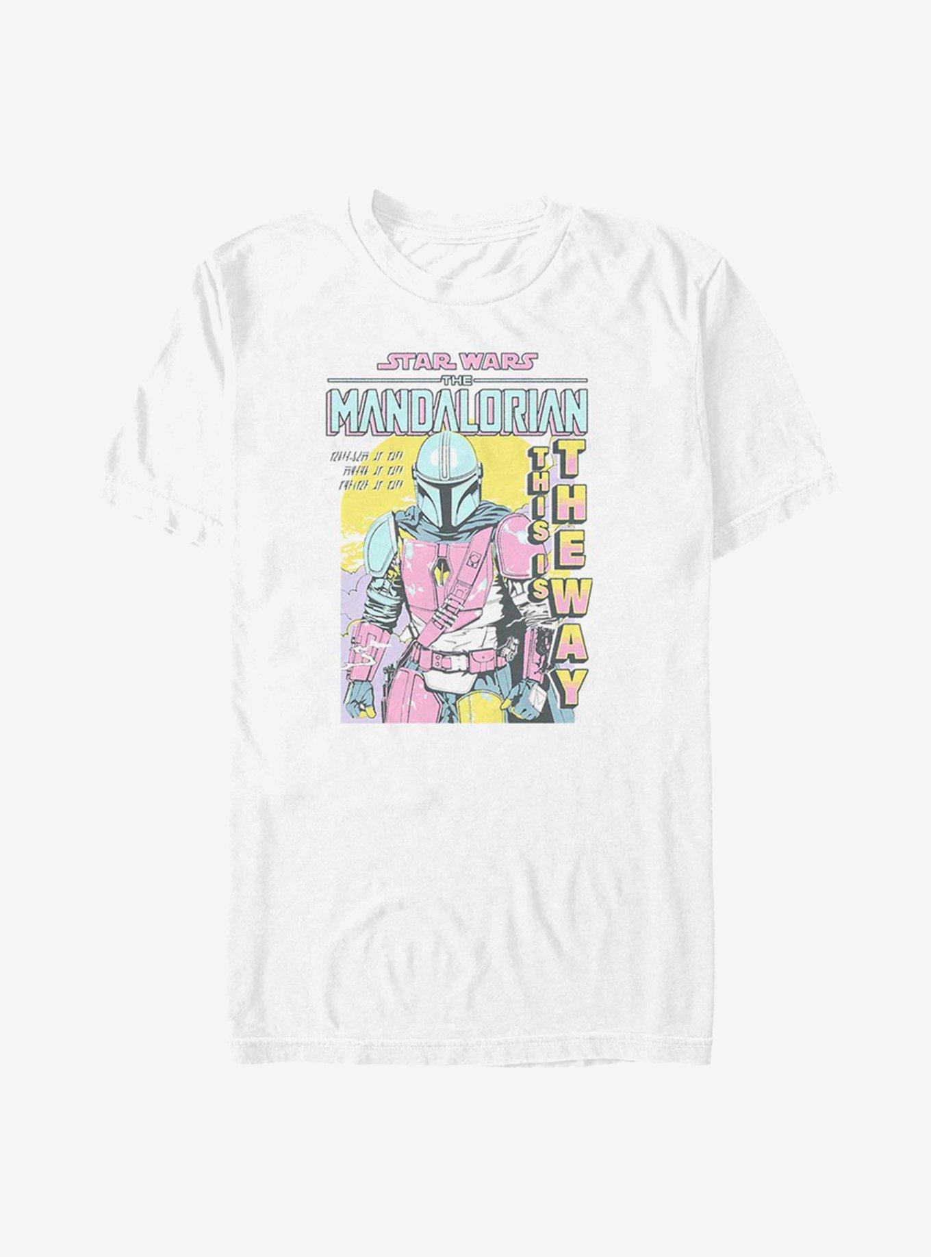 Star Wars The Mandalorian Mando Pop T-Shirt, WHITE, hi-res