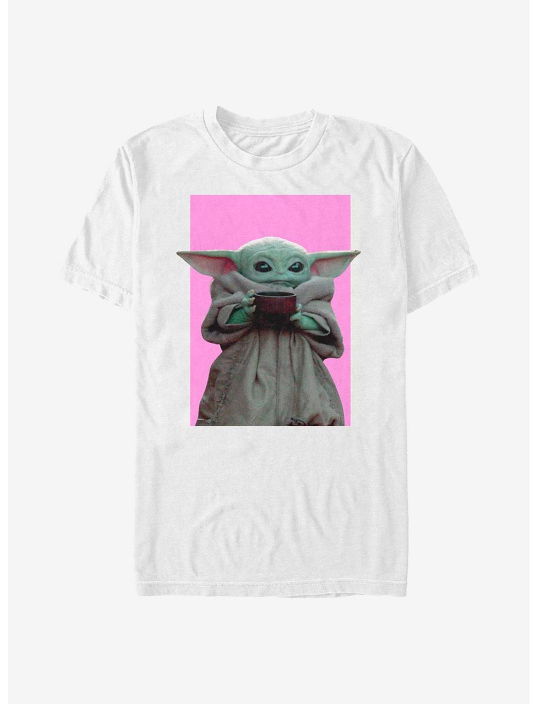 Star Wars The Mandalorian Pink The Child T-Shirt, WHITE, hi-res