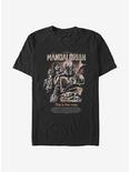 Star Wars The Mandalorian Retro Pop Poster T-Shirt, BLACK, hi-res