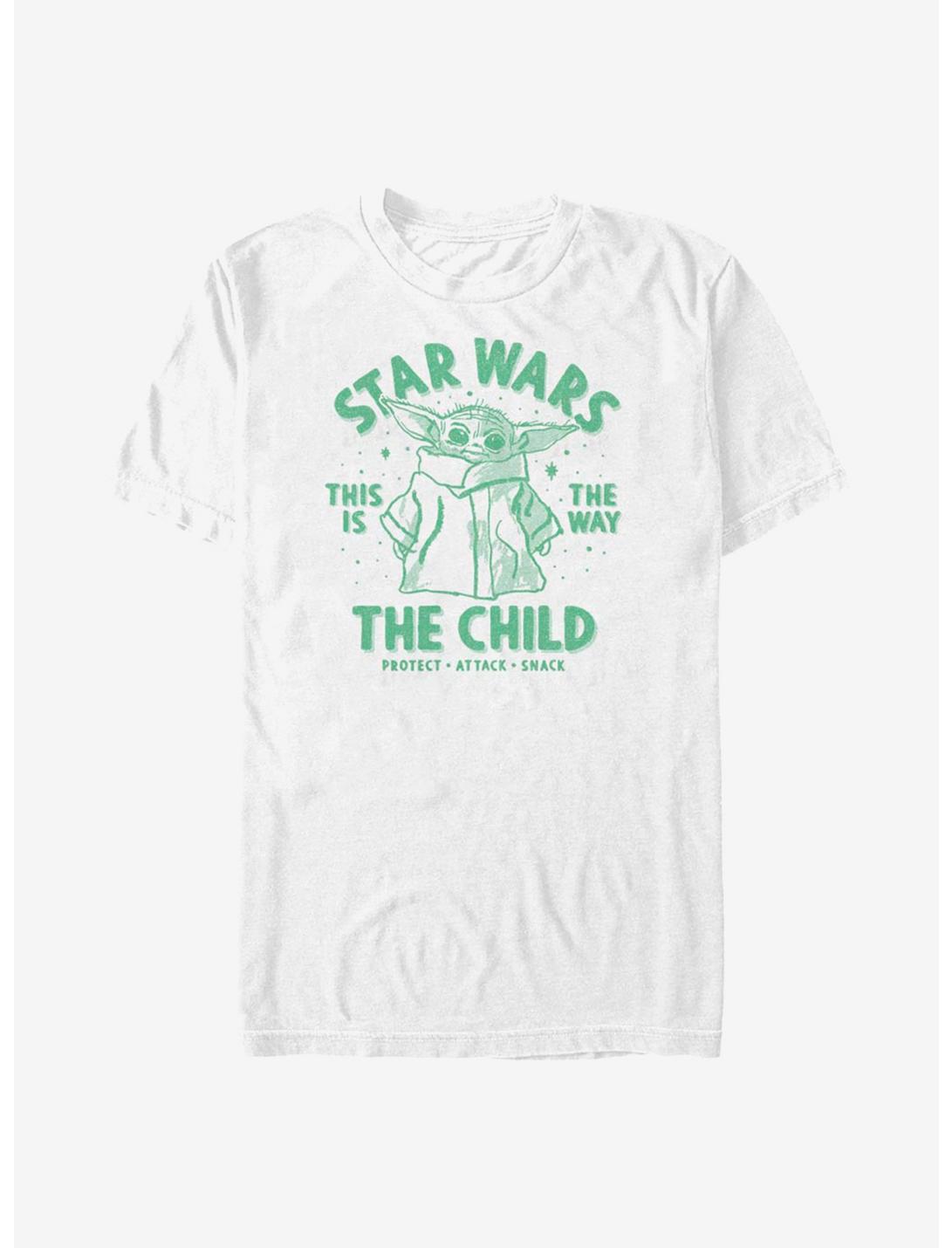 Star Wars The Mandalorian Starry This Is The Way The Child T-Shirt, WHITE, hi-res