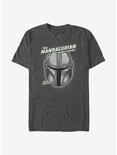 Star Wars The Mandalorian The Mandolorian Comic Bold T-Shirt, CHARCOAL, hi-res