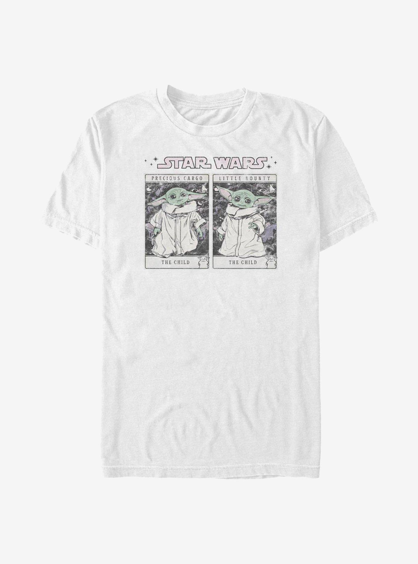 Star Wars The Mandalorian The Child Double Tarot T-Shirt, WHITE, hi-res