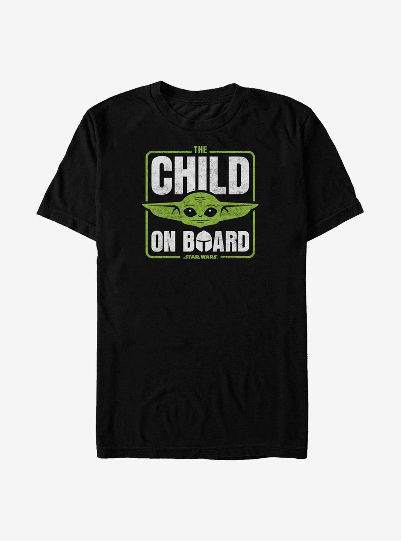 Star Wars The Mandalorian The Child On Board T-Shirt, BLACK, hi-res