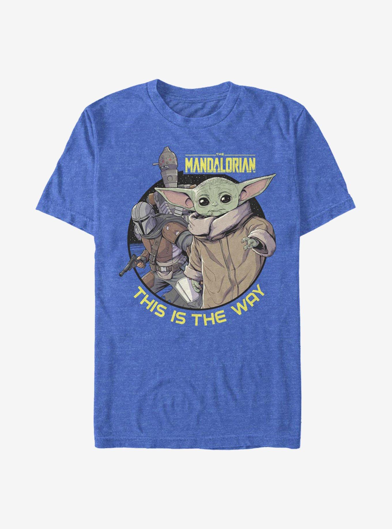 Star Wars The Mandalorian Three's A Charm T-Shirt, ROY HTR, hi-res