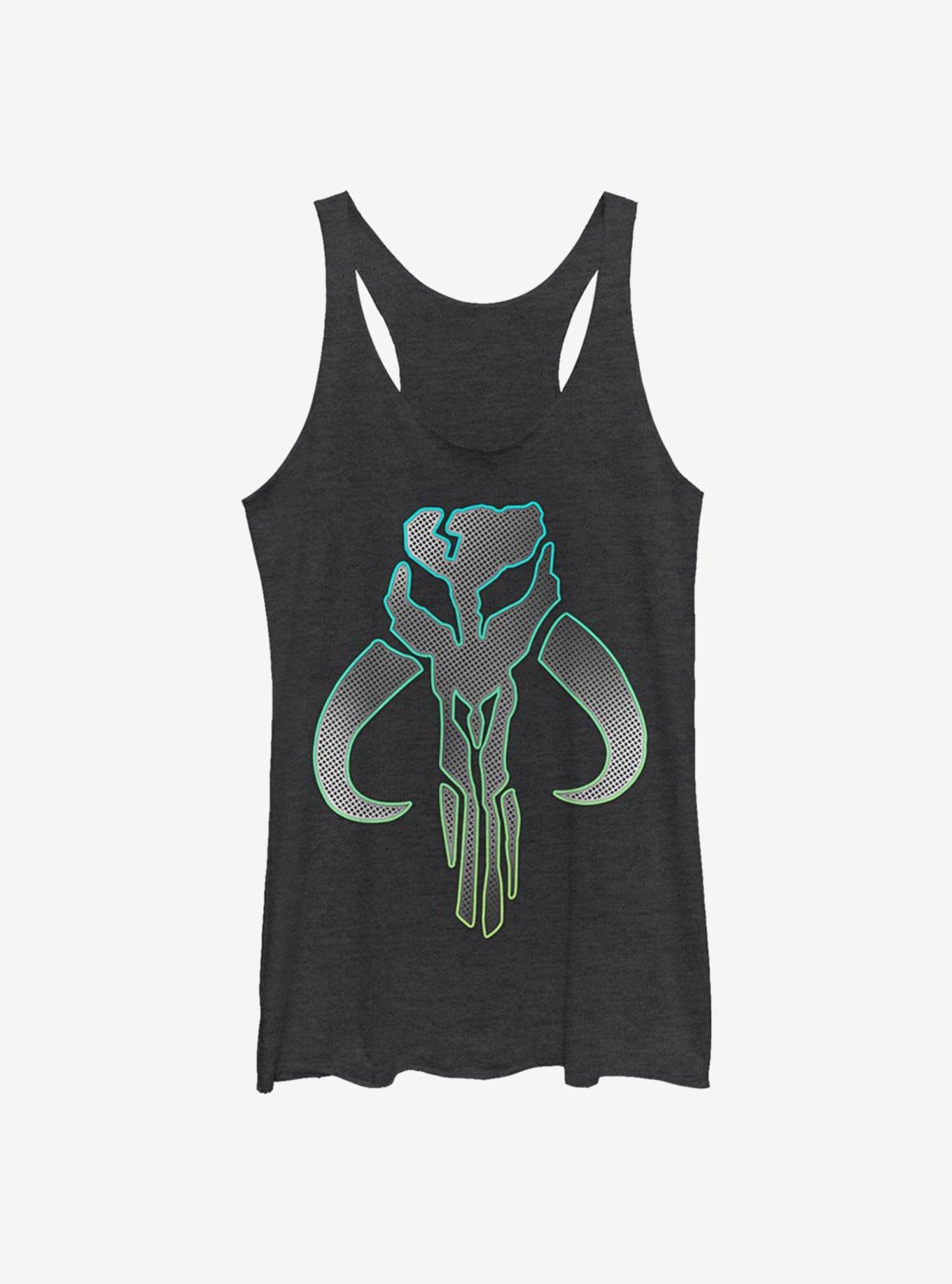 Star Wars The Mandalorian Mando Silver Girls Tank
