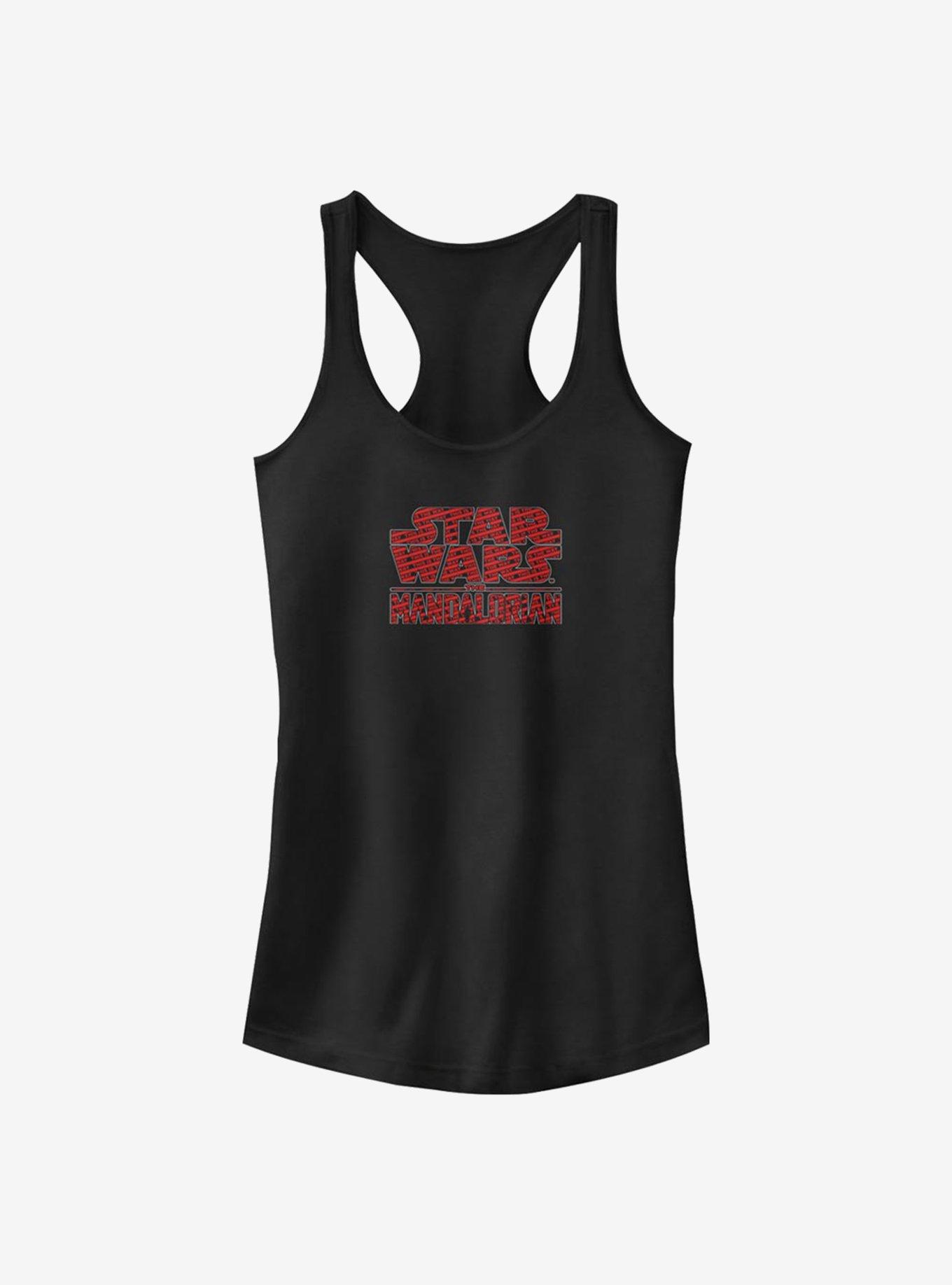 Star Wars The Mandalorian The Way Star Wars Logo Girls Tank, BLACK, hi-res
