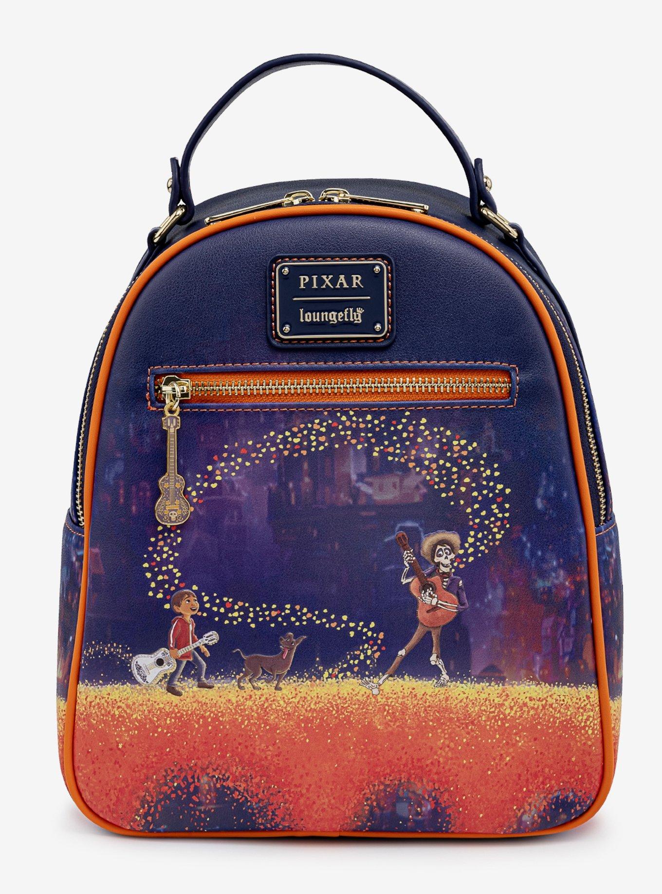 Loungefly Disney Pixar Coco Marigold Bridge Mini Backpack