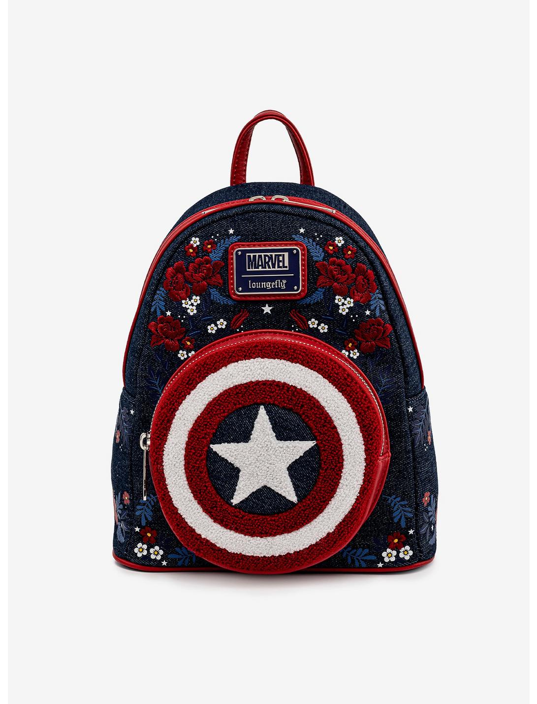 Loungefly Marvel Captain America 80th Anniversary Mini Backpack, , hi-res