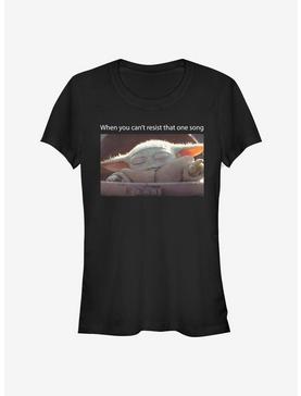 Star Wars The Mandalorian The Child Can't Resist Meme Girls T-Shirt, , hi-res
