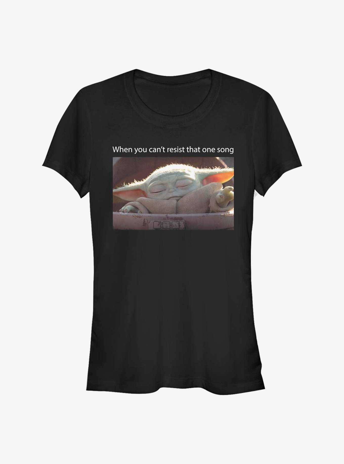 Star Wars The Mandalorian The Child Can't Resist Meme Girls T-Shirt, , hi-res