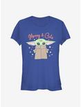 Star Wars The Mandalorian The Child Merry And Cute Girls T-Shirt, ROYAL, hi-res