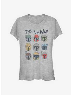 Star Wars The Mandalorian The Way Helmets Girls T-Shirt, , hi-res