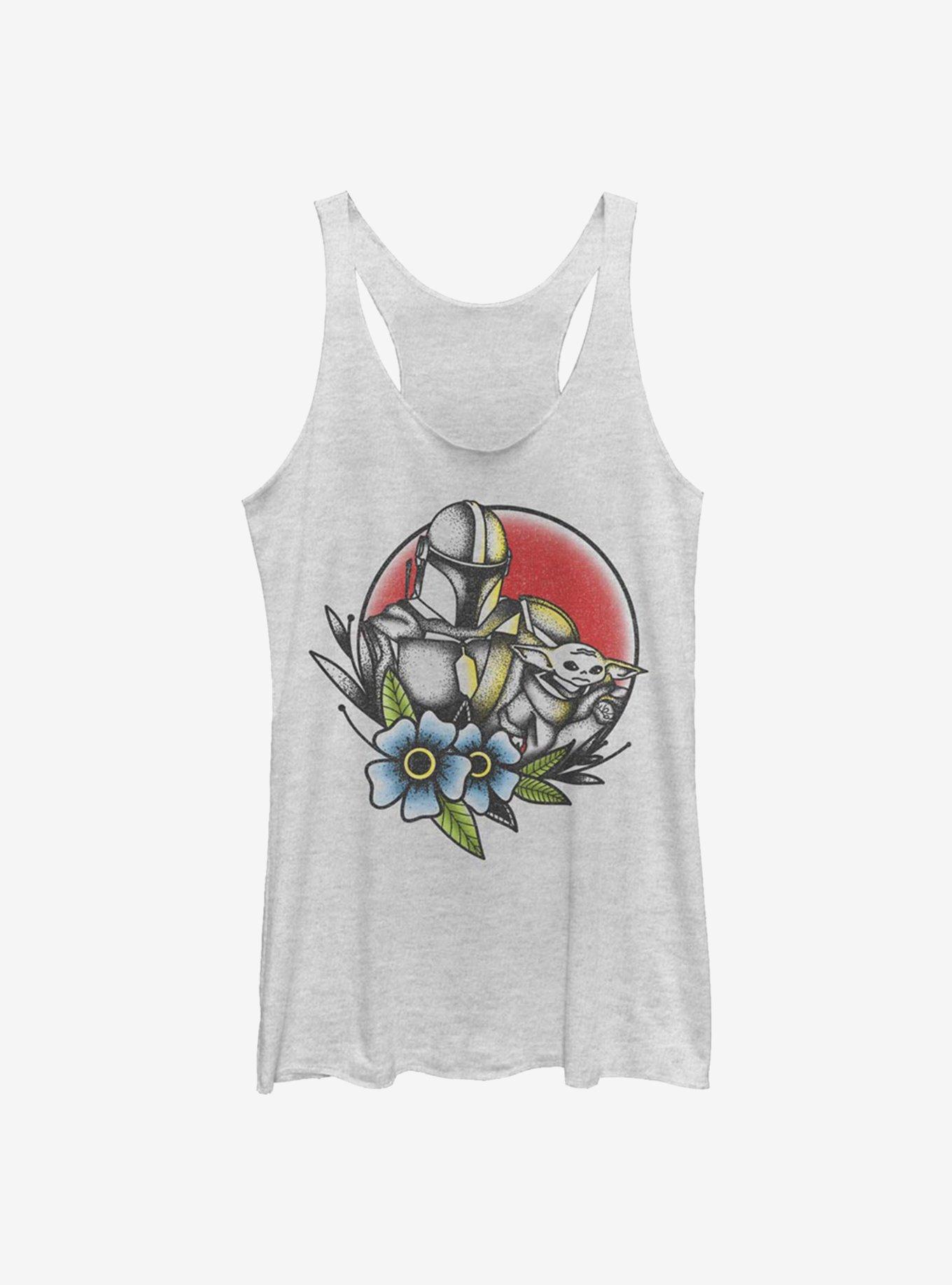 Star Wars The Mandalorian Old School Hunter And Bounty Girls Tank