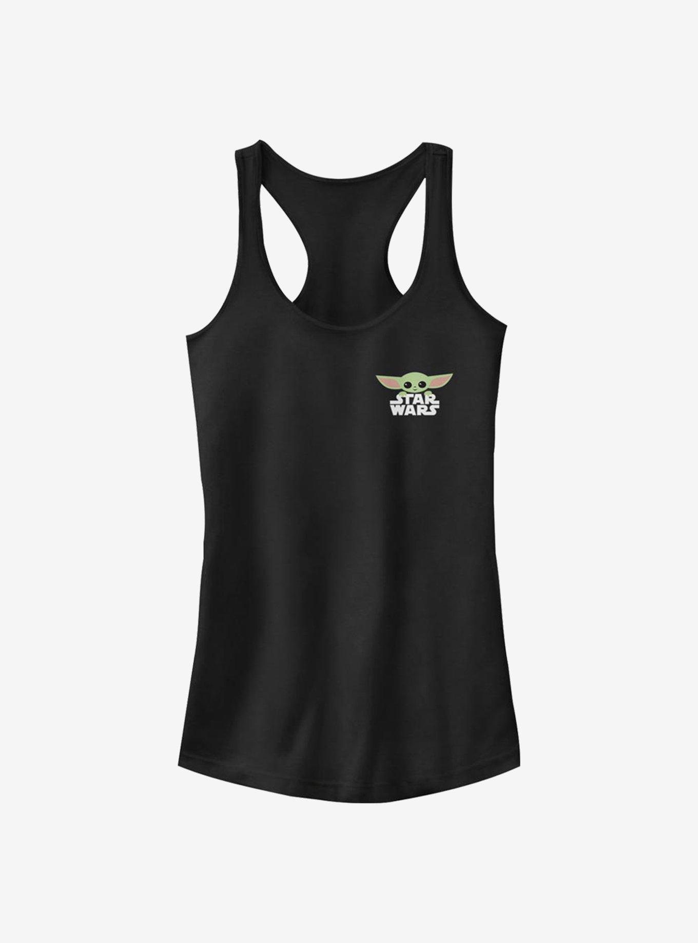 Star Wars The Mandalorian The Child Bold Badge Girls Tank, BLACK, hi-res